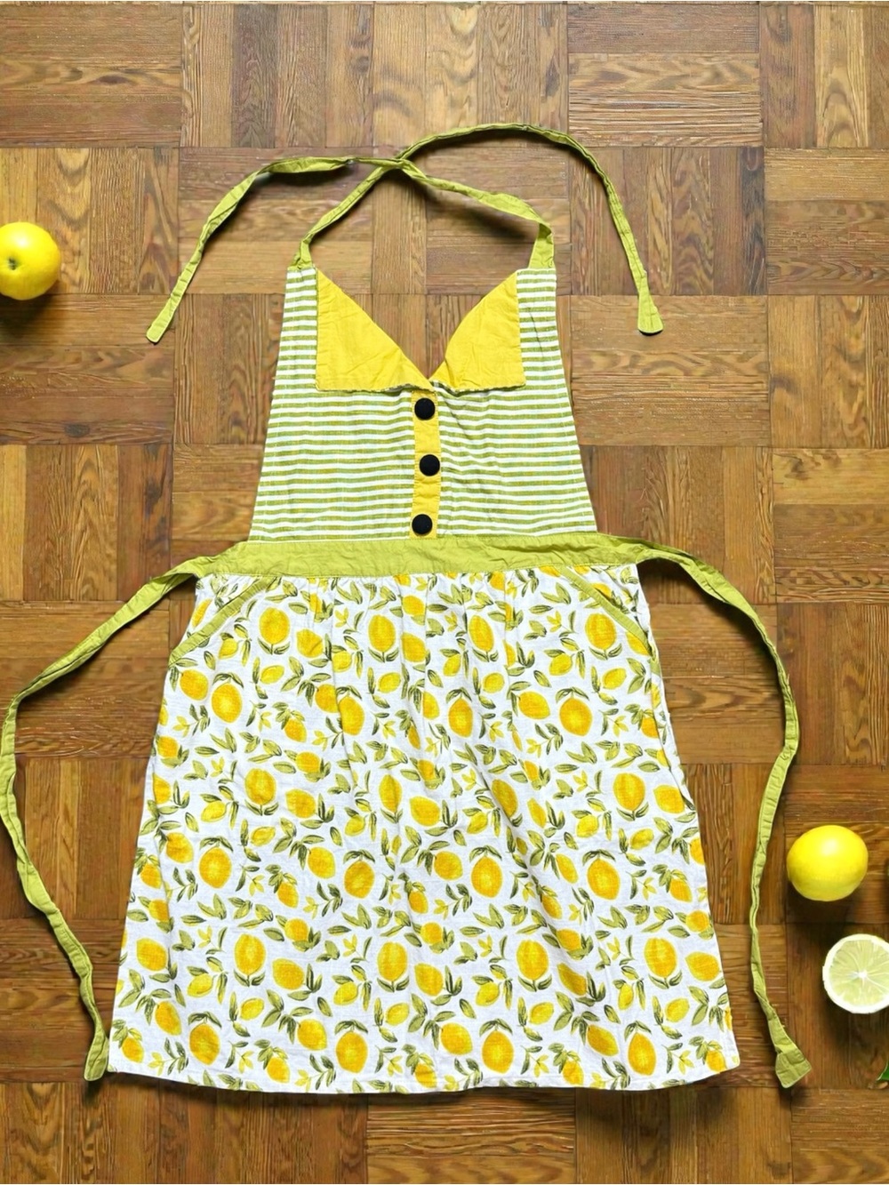 Envogue Lemon Apron Limoncello Pockets